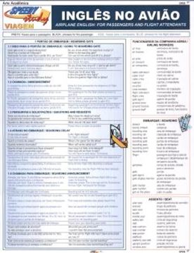 Imagem de INGLES NO AVIAO - AIRPLANE ENGLISH: FOR PASSENGERS AND FLIGHT ATTENDANTS