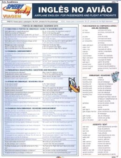 Picture of INGLES NO AVIAO - AIRPLANE ENGLISH: FOR PASSENGERS AND FLIGHT ATTENDANTS
