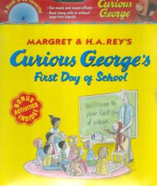 Picture of CURIOUS GEORGES FIRST DAY OF SCHOOL WITH CD