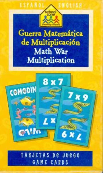 Picture of GUERRA MATEMATICA MULTIPLICACION - MATH WAR MULTIPLICATION - BILINGUE - GAME CARDS