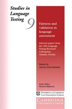 Imagem de FAIRNESS AND VALIDATION IN LANGUAGE ASSESSMENT - STUDIES IN LANGUAGE TESTING 9