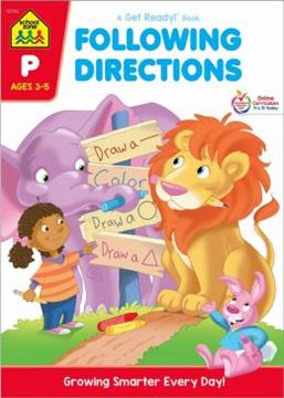 Imagem de FOLLOWING DIRECTIONS - PRESCHOOL WORKBOOK