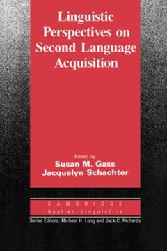Imagem de LINGUISTICT PERSPECIVES IN SECOND LANGUAGE ACQUISITION