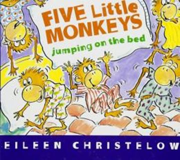Imagem de FIVE LITTLE MONKEYS JUMPING ON THE BED - BOARD BOOK