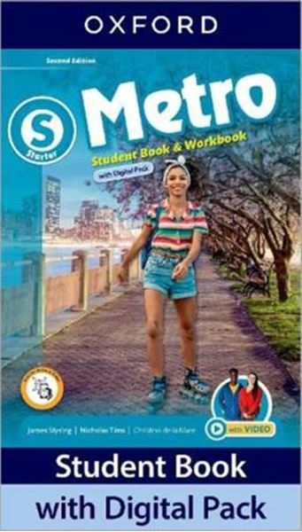 Picture of METRO STARTER STUDENT BOOK AND WORKBOOK WITH DIGITAL PACK - 2ND ED