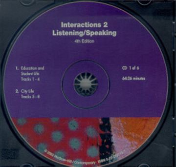 Imagem de INTERACTIONS 2 LISTENING/SPEAKING CD - 4TH ED