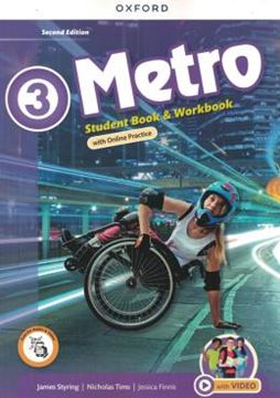 Imagem de METRO 3 SB WITH ONLINE PRACTICE PK - 2ND ED