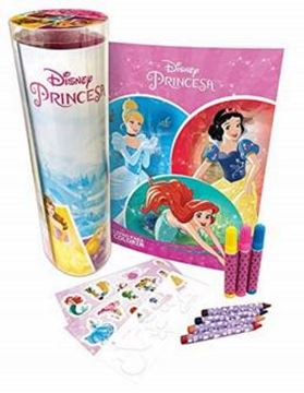Imagem de DISNEY - TUBO HISTORIAS E COLORIR - PRINCESAS