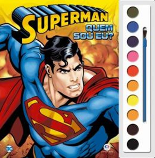 Picture of COL. LIVRO COM AQUARELA - SUPER-HOMEM - QUEM SOU EU?