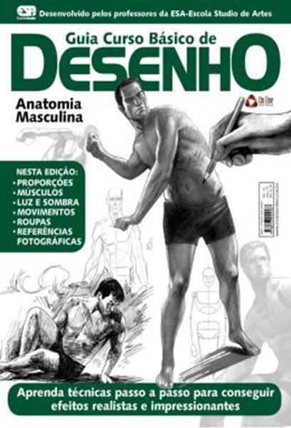 Picture of GUIA CURSO BASICO DE DESENHO - ANATOMIA MASCULINA