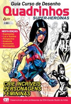 Imagem de GUIA CURSO DE DESENHO - QUADRINHOS - SUPER-HEROINAS