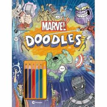 Imagem de MARVEL DOODLES - LER E COLORIR COM LAPIS