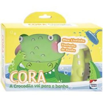 Imagem de MEU LIVRINHO FANTOCHE DE BANHO - CORA, A CROCODILO VAI PARA O BANHO