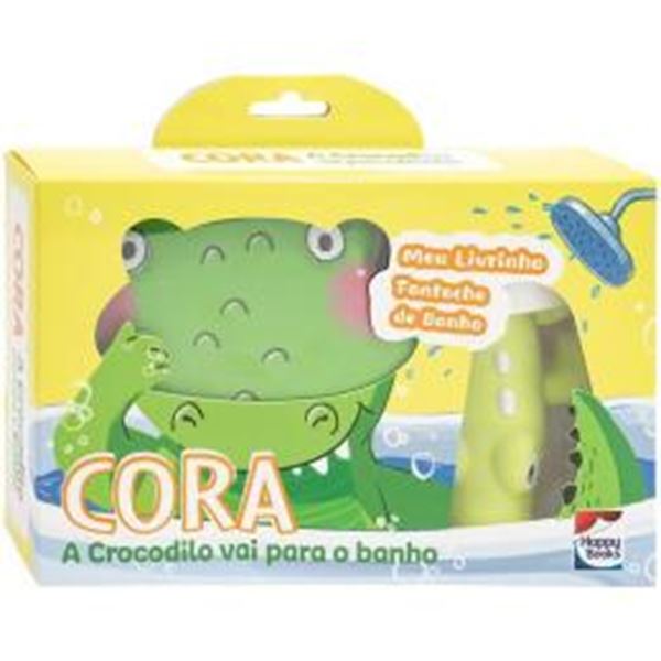 Picture of MEU LIVRINHO FANTOCHE DE BANHO - CORA, A CROCODILO VAI PARA O BANHO