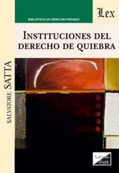Picture of INSTITUCIONES DEL DERECHO DE QUIEBRA