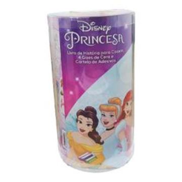 Imagem de DISNEY - MINI TUBO HISTORIAS PARA COLORIR - PRINCESAS