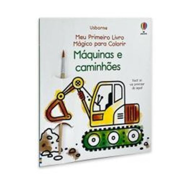 Picture of MAQUINAS E CAMINHOES: MEU PRIMERIRO LIVRO MAGICO PARA COLORIR