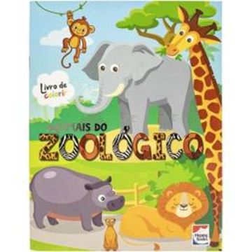 Imagem de MUNDO DA FANTASIA - ANIMAIS DO ZOOLOGICO PARA COLORIR