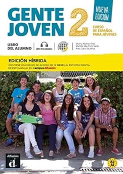 Picture of GENTE JOVEN 2 - N/E - ED.HIBRIDA LIBRO DEL ALUMNO