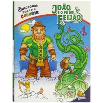 Imagem de PANORAMA PARA LER E COLORIR - JOAO E O PE DE FEIJAO