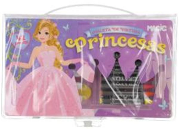 Picture of MALETA DE PINTURA 42 PECAS PRINCESAS