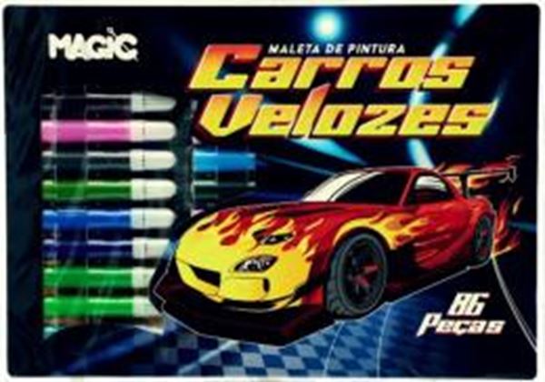 Picture of MALETA DE PINTURA 86 PECAS CARROS