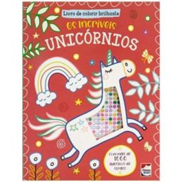 Imagem de LIVRO DE COLORIR BRILHANTE - OS INCRIVEIS UNICORNIOS
