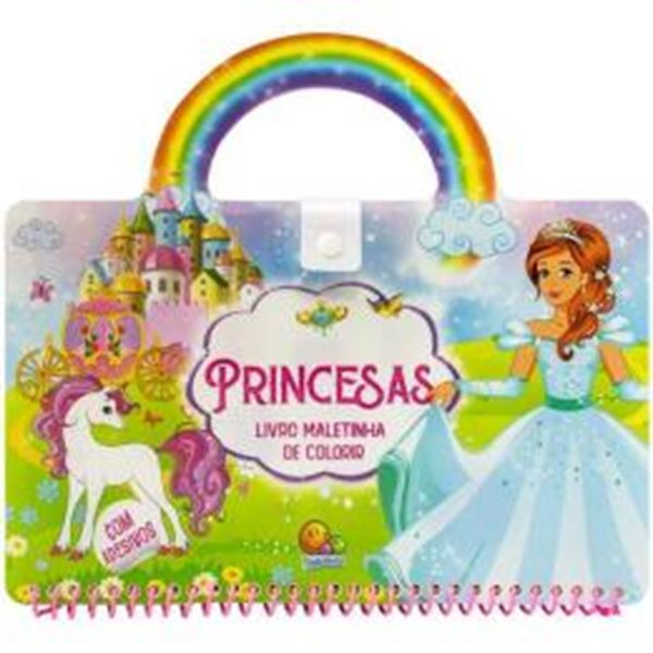 Picture of LIVRO MALETINHA DE COLORIR: PRINCESAS