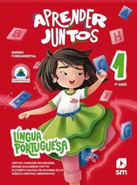 Imagem de APRENDER JUNTOS - PORTUGUES - 1º ANO - 9ª ED 2025