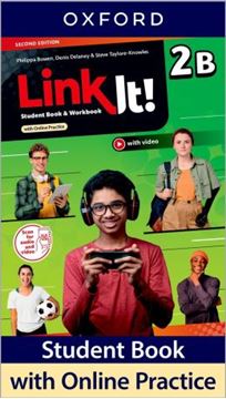 Imagem de LINK IT! 2B STUDENT BOOK AND WORKBOOK WITH ONLINE PRACTICE - 2ND ED