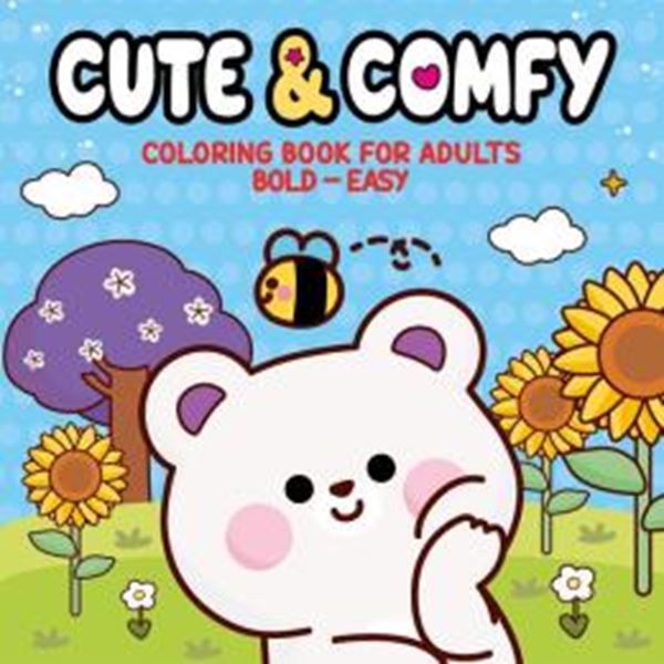 Picture of CUTE & COMFY COLORING BOOK FOR ADULTS - LIVRO DE COLORIR - BOLD-EASY - VOL. 4