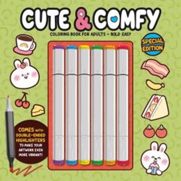 Imagem de CUTE & COMFY COLORING BOOK FOR ADULTS - BOLD EASY - SPECIAL EDITION (LIVRO DE COLORIR) - VOL. 01