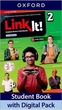Imagem de LINK IT! 2 STUDENT BOOK AND WORKBOOK WITH DIGITAL PACK - 2ND ED