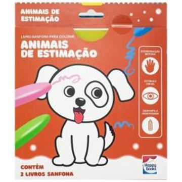 Imagem de LIVRO-SANFONA PARA COLORIR - ANIMAIS DE ESTIMACAO