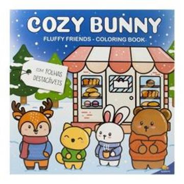 Imagem de FLUFFY FRIENDS - COLORING BOOK - COZY BUNNY