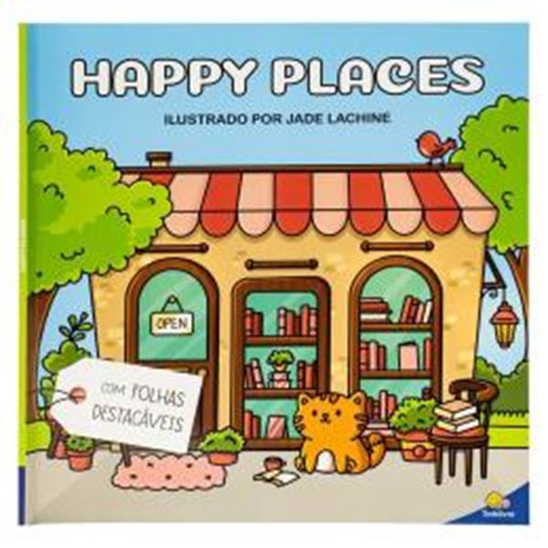 Picture of FLUFFY FRIENDS - COLORING BOOK: HAPPY PLACES