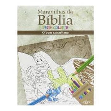 Imagem de MARAVILHAS DA BIBLIA PARA COLORIR - O BOM SAMARITANO