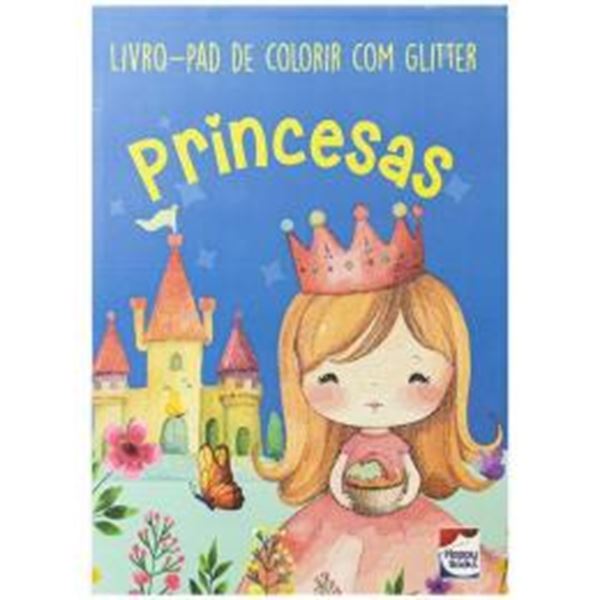 Picture of LIVRO-PAD DE COLORIR COM GLITTER - PRINCESAS