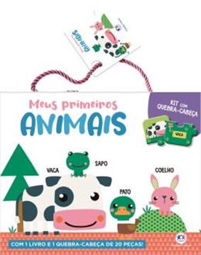 Imagem de MEUS PRIMEIROS ANIMAIS - KIT COM LIVRO E QUEBRA-CABECA DE 20 PECAS