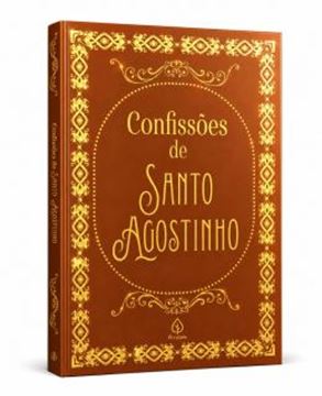 Imagem de CONFISSOES DE SANTO AGOSTINHO - EDICAO ESPECIAL DE LUXO ALMOFADADA COM BORDAS DOURADAS E FITILHO